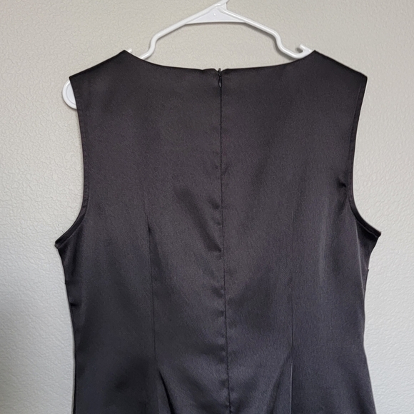 Dressbarn Black Sleeveless Dress Size 12 - Picture 3 of 7